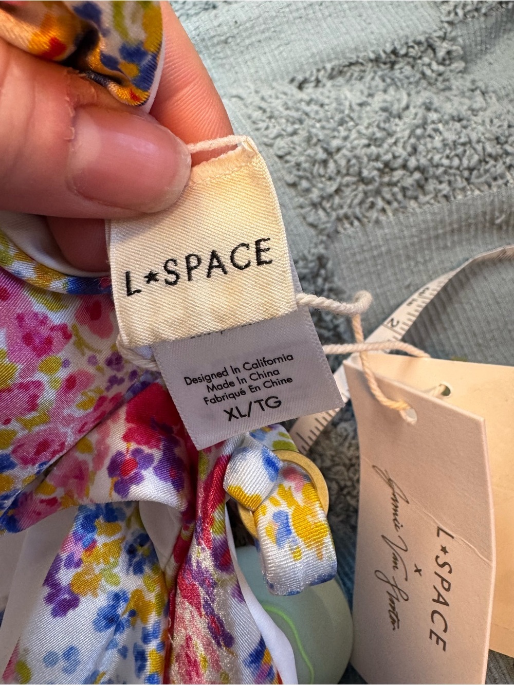 L*Space Solana one-piece swimsuit vibrant floral "Between Blooms" print NWT - Picture 8 of 9